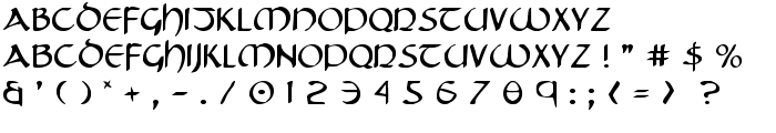 Tristram font