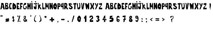 trouble font