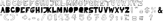 Tweedy_Erc_01 font