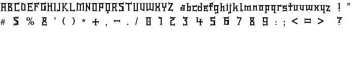 Type Knight font