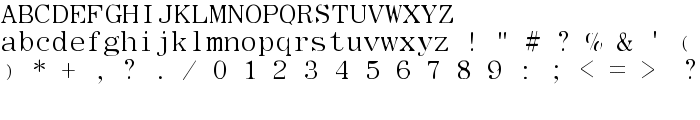 Type Wheel font