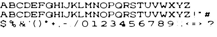 Typewrong font