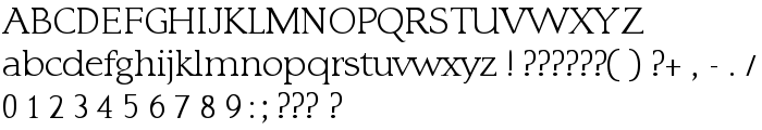 typo3 Normal font