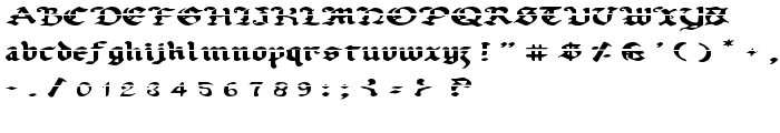 Uberhölme Lazar Expanded font