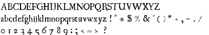 UglyQua font