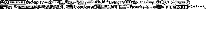 UK Digital TV Channel Logos font