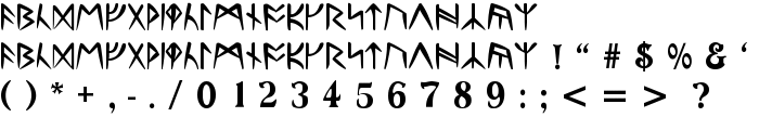 Ultima-Runes----ALL-CAPS font
