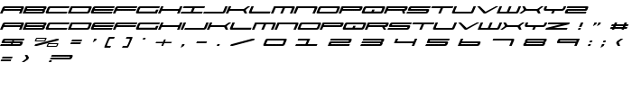 Ultra 911 Italic font