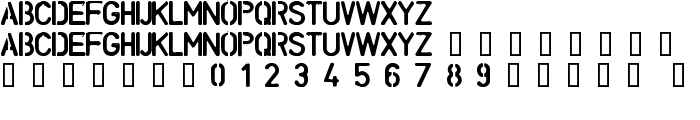 UNCONFORM  ROUND font