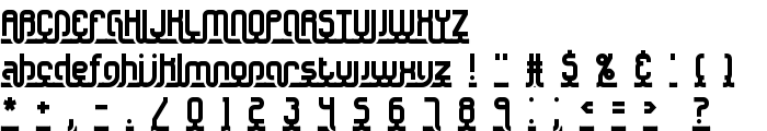 Underscore BRK font