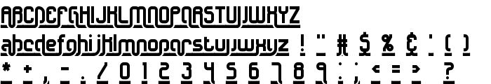 Underscore 2 BRK font