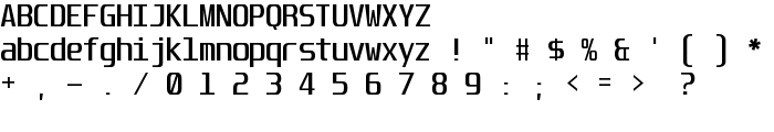 Unispace-Regular font