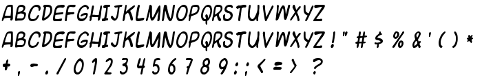 Universal fruitcake font