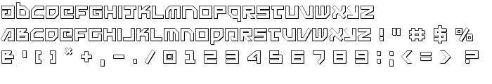 Uno Estado 3D font