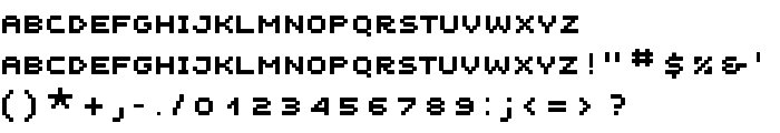 UnscreenMK font