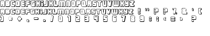 Urban Constructed Shadow font
