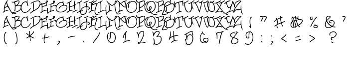 Urban Scrawl Buttah font