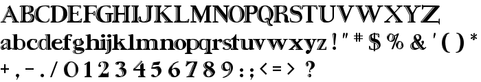 Ursa SerifEngraved font