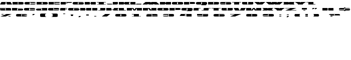 U.S.A. Expanded font