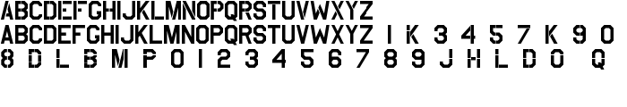 USAAF_Stencil font