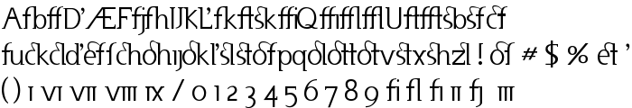 Usenet - Alternates font