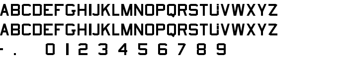 USN_Stencil font