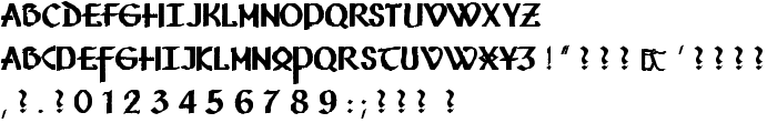 Vafthrudnir font