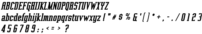 Vahika-BoldItalic font
