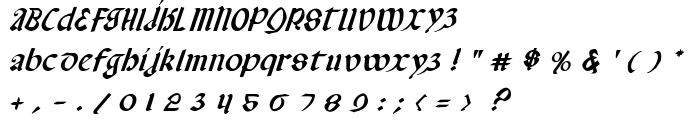 Valerius Italic font