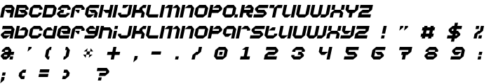 Vaporbyte Italic font