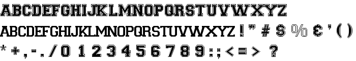 Varsity Regular font