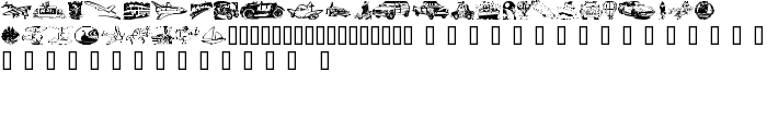 Vehicular font