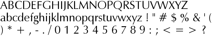 Vera Humana 95 font