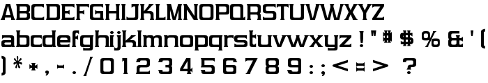 Vibrocentric-Bold font