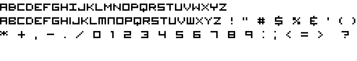 Visitor TT2 BRK font