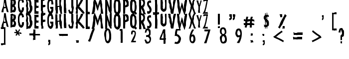 Visual Establishment font