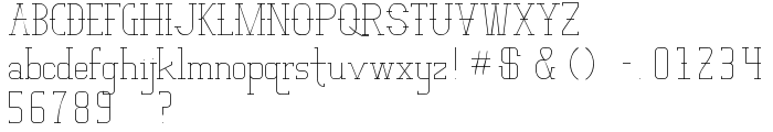 Vloderstone font