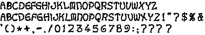 VoodooDollLetters font