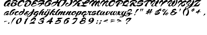 Voodoo Script font