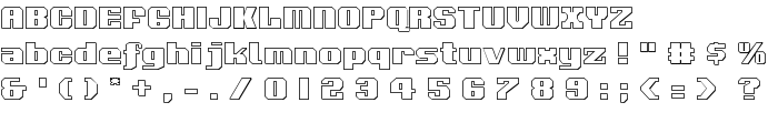 Voortrekker 3D font