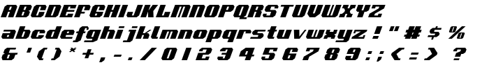 Voortrekker Italic font