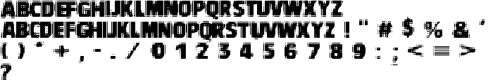 VTCBadVision Regular font