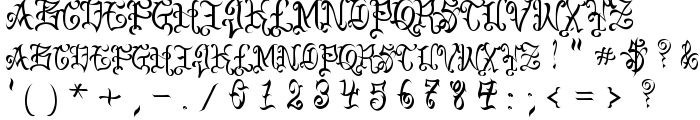 VTC-BadEnglischOne font