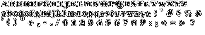 VTC FuzzyPunkySlippers Regular font