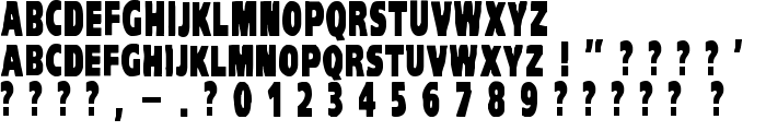 VTC-KomikaHeadLinerTwo Bold font