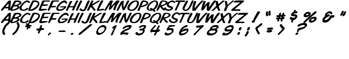 VTCKomixationCapsItalic font