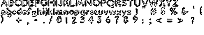 VTC LiquorCrystalDisplay font