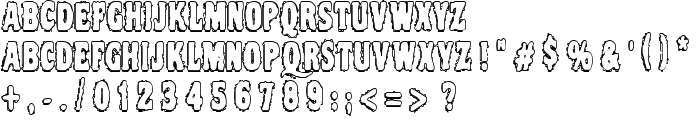 VTC NightOfTheDrippyDeadOuttie font