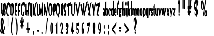 VTC Optika Bold font