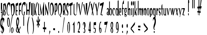 VTC Optika Regular font
